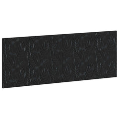 vidaXL Wall-Mounted Headboard DELFT Black Engineered Wood 2