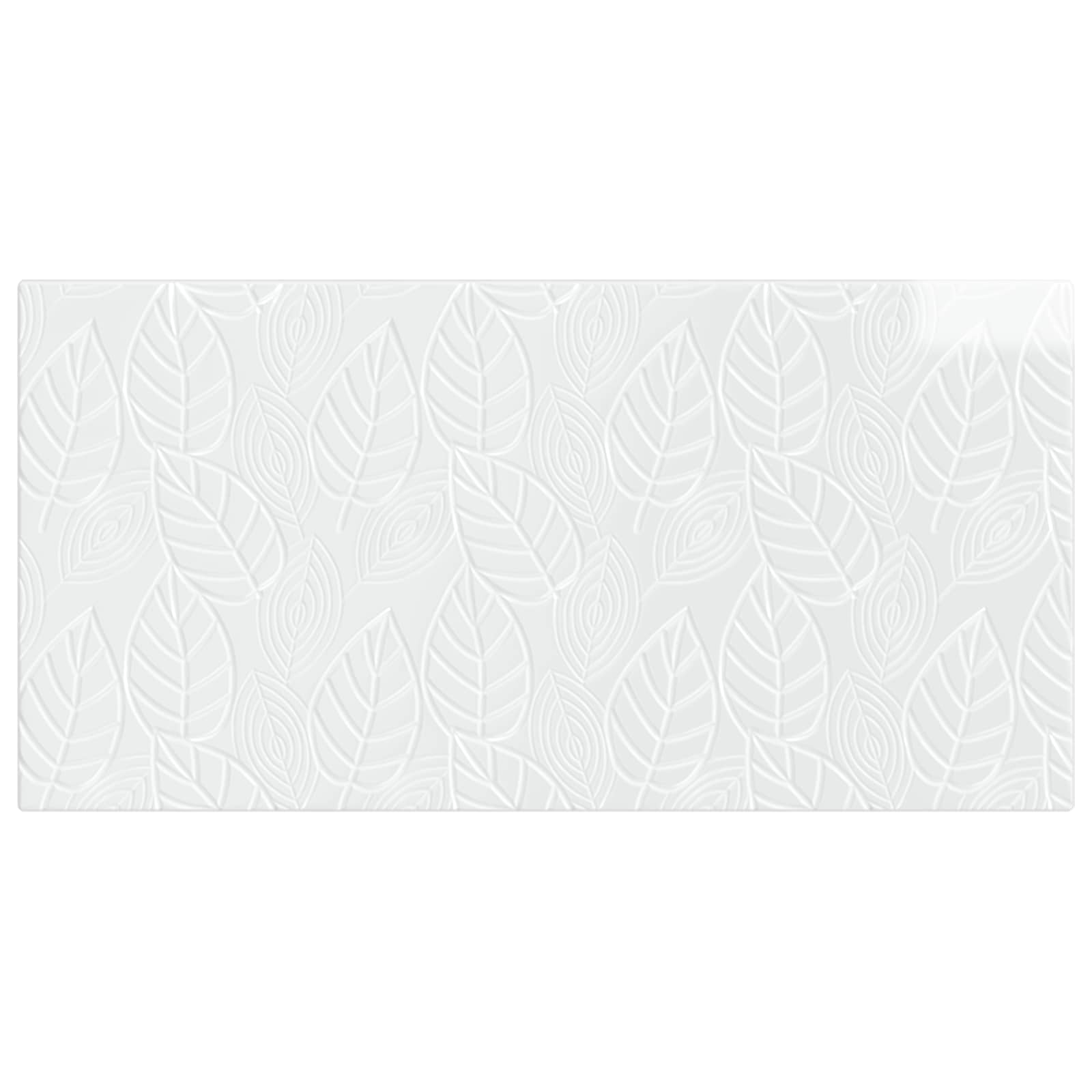 vidaXL Wall-Mounted Headboard DELFT High Gloss White Engineered Wood 3