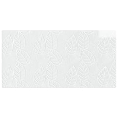 vidaXL Wall-Mounted Headboard DELFT High Gloss White Engineered Wood 3
