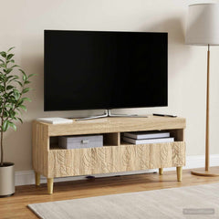 LED TV Cabinet Engineered Wood Sonoma oak
