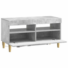 vidaXL LED TV Cabinet Concrete Grey Engineered Wood 5