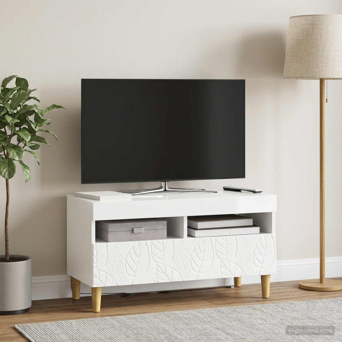 vidaXL LED TV Cabinet Engineered Wood