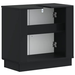 vidaXL Bathroom Sink Cabinet HOORN Black 59.5 x 31.5x 56 cm 6