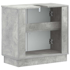 vidaXL Bathroom Sink Cabinet HOORN Concrete Grey 59.5 x 31.5x 56 cm 6