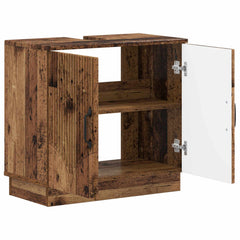vidaXL Bathroom Sink Cabinet HOORN Old Wood 59.5 x 31.5x 56 cm 3