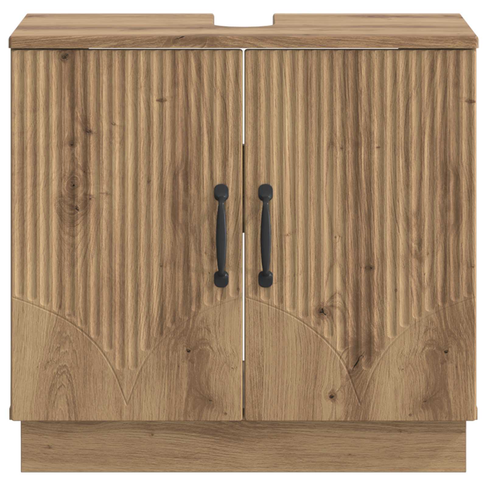 vidaXL Bathroom Sink Cabinet HOORN Artisan Oak 59.5 x 31.5x 56 cm 4
