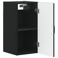 vidaXL Bathroom Wall Cabinet HOORN Black 30 x 31 x 59 cm 3
