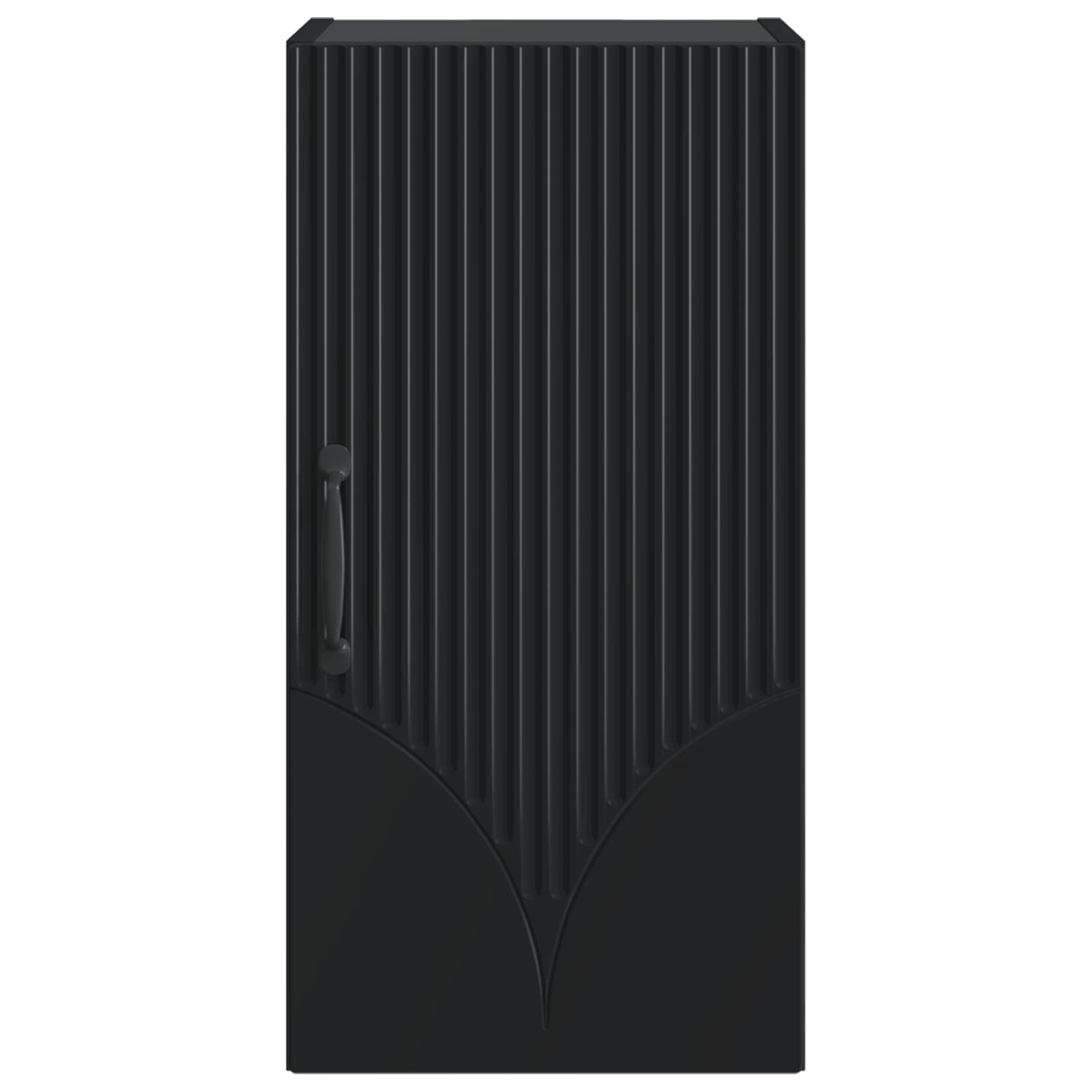 vidaXL Bathroom Wall Cabinet HOORN Black 30 x 31 x 59 cm 4