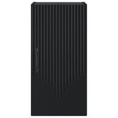 vidaXL Bathroom Wall Cabinet HOORN Black 30 x 31 x 59 cm 4