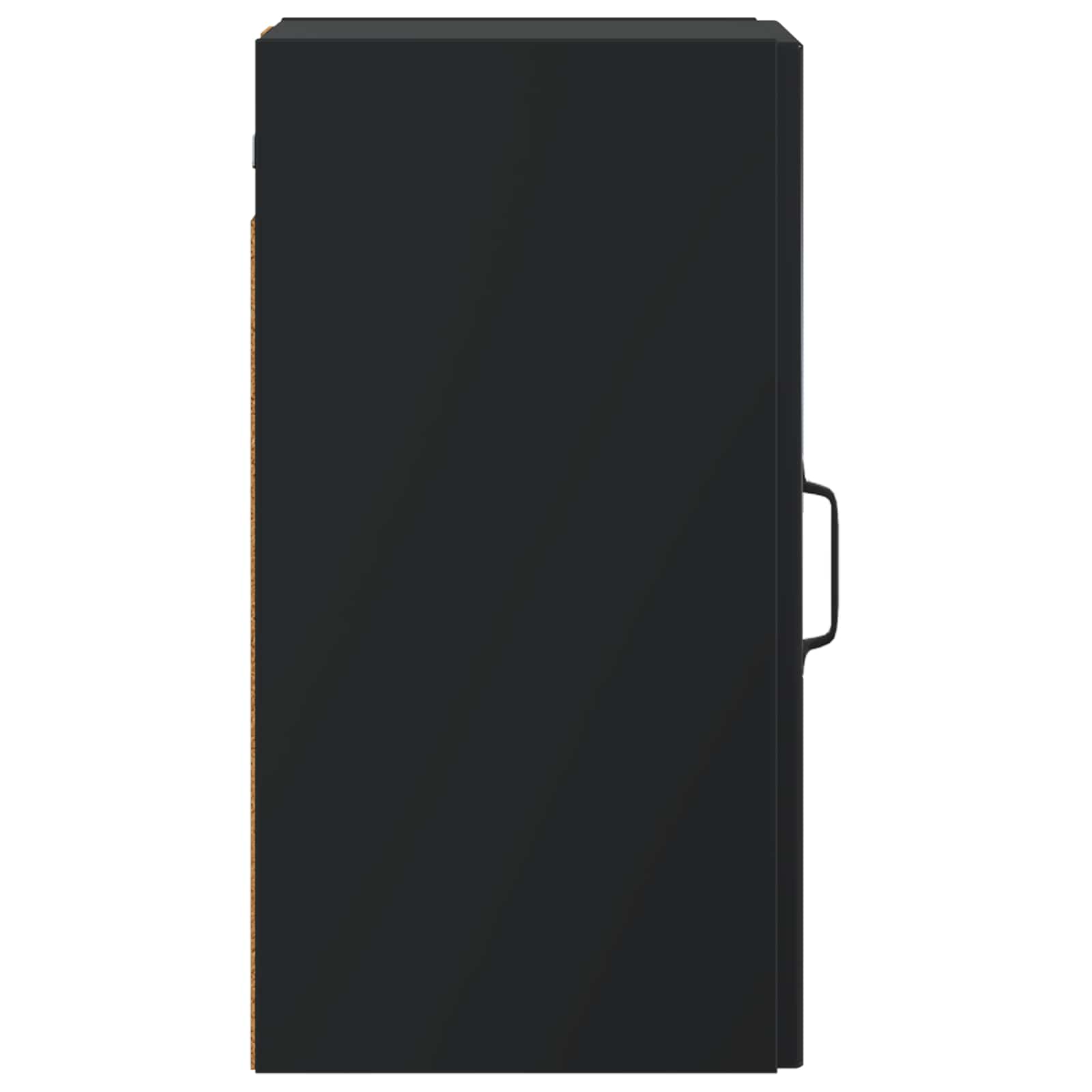 vidaXL Bathroom Wall Cabinet HOORN Black 30 x 31 x 59 cm 5