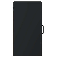 vidaXL Bathroom Wall Cabinet HOORN Black 30 x 31 x 59 cm 5
