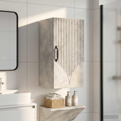 vidaXL Bathroom Wall Cabinet HOORN Concrete Grey 30 x 31 x 59 cm 1