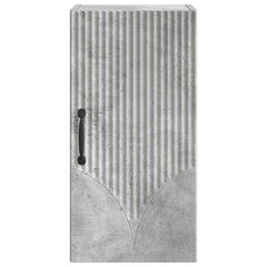 vidaXL Bathroom Wall Cabinet HOORN Concrete Grey 30 x 31 x 59 cm 4