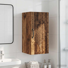 vidaXL Bathroom Wall Cabinet HOORN Old Wood 30 x 31 x 59 cm 1