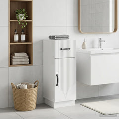 vidaXL Bathroom Storage Cainet HOORN High Gloss White 30 x 31 x 77 cm 1