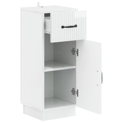 vidaXL Bathroom Storage Cainet HOORN High Gloss White 30 x 31 x 77 cm 4