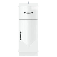 Bathroom Storage Cainet HOORN 30 x 31 x 77 cm High gloss white