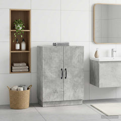 vidaXL Bathroom Storage Cainet HOORN Concrete Grey 59.5 x 31 x 77 cm 1