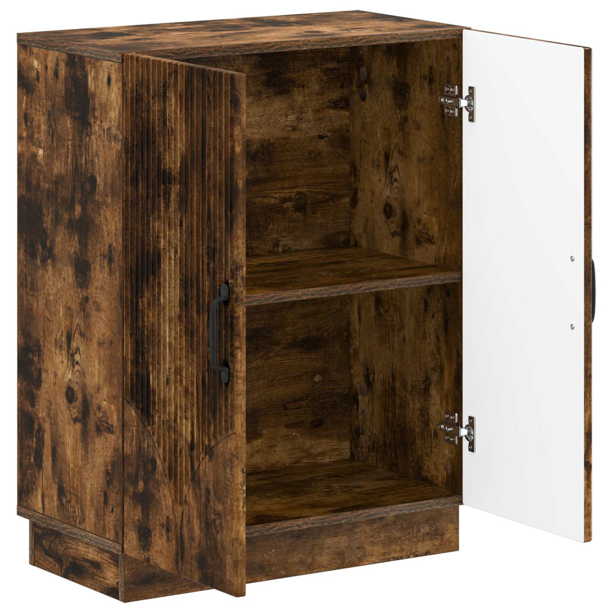 Bathroom Storage Cainet HOORN 59.5 x 31 x 77 cm Smoked oak