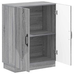 vidaXL Bathroom Storage Cainet HOORN Grey Sonoma 59.5 x 31 x 77 cm 3