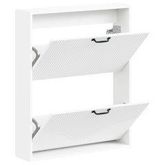 vidaXL Wall-Mounted Shoe Cabinet HOORN 71 x 17 x 86 cm Engineered Wood 3