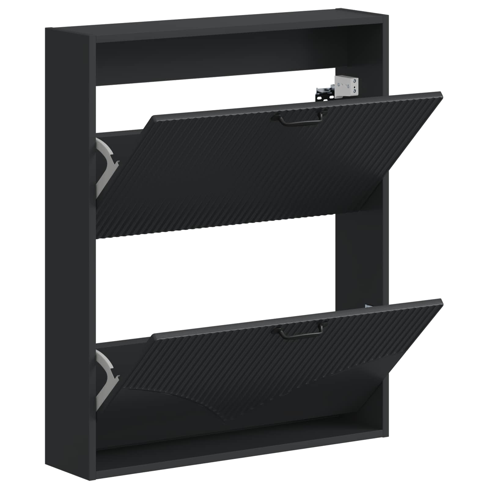 vidaXL Wall-Mounted Shoe Cabinet HOORN 71 x 17 x 86 cm Engineered Wood 3