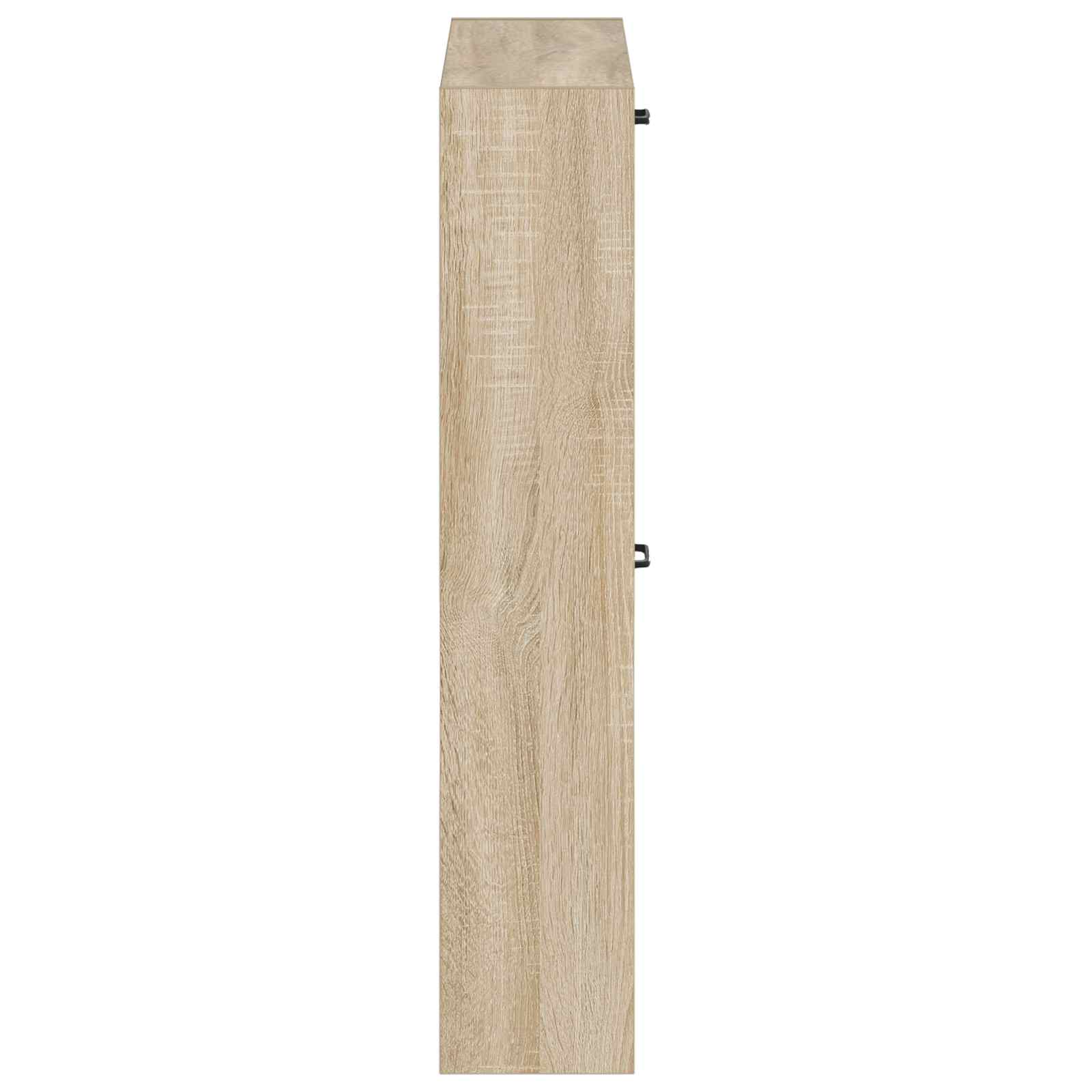 vidaXL Wall-Mounted Shoe Cabinet HOORN 71 x 17 x 86 cm Engineered Wood 5