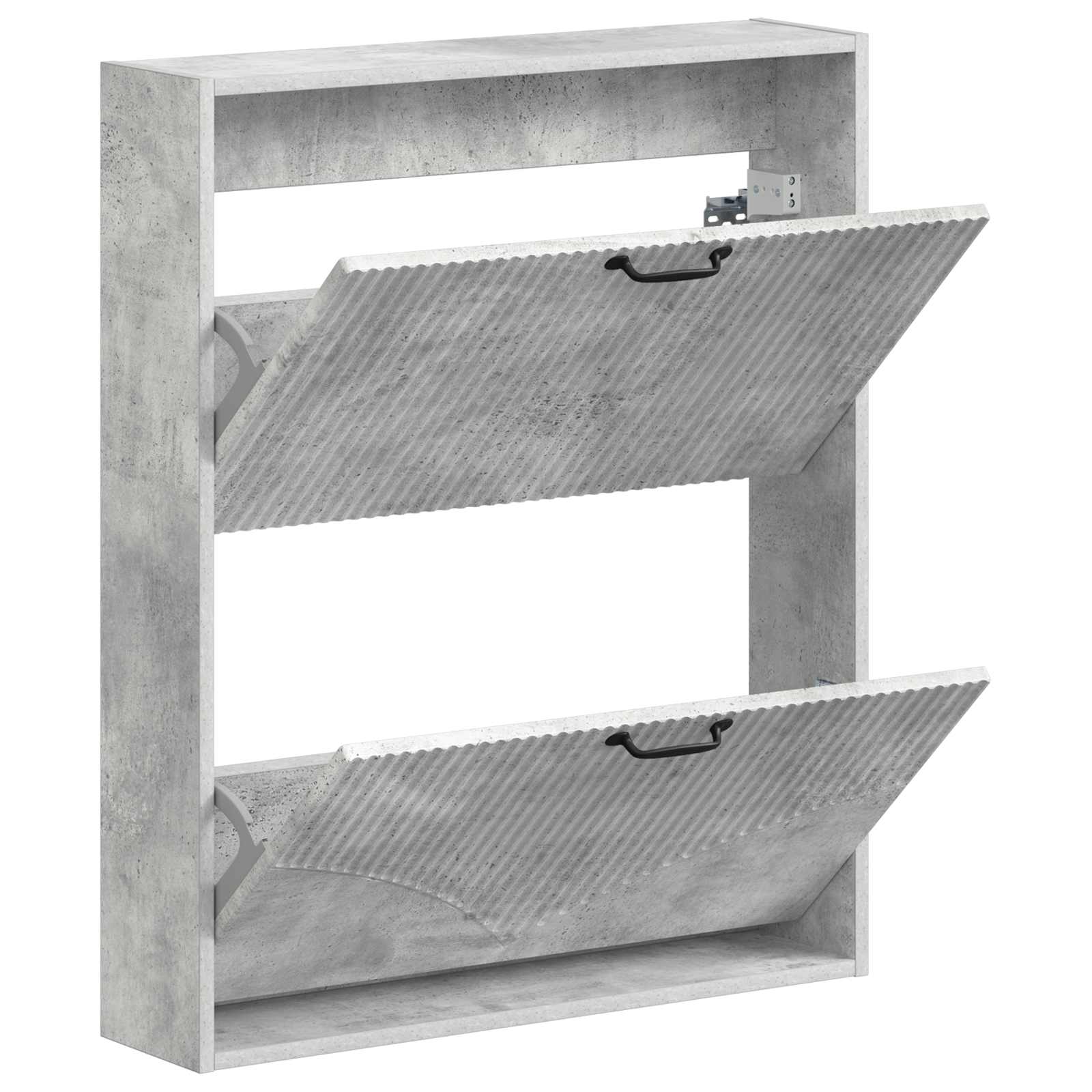 vidaXL Wall-Mounted Shoe Cabinet HOORN 71 x 17 x 86 cm Engineered Wood 3