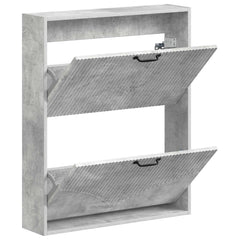 vidaXL Wall-Mounted Shoe Cabinet HOORN 71 x 17 x 86 cm Engineered Wood 3