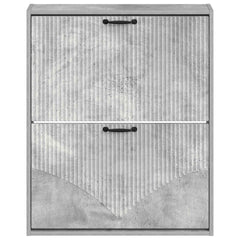 vidaXL Wall-Mounted Shoe Cabinet HOORN 71 x 17 x 86 cm Engineered Wood 4