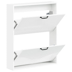 vidaXL Wall-Mounted Shoe Cabinet HOORN 71 x 17 x 86 cm Engineered Wood 3
