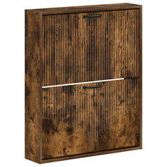 vidaXL Wall-Mounted Shoe Cabinet HOORN 71 x 17 x 86 cm Engineered Wood 2