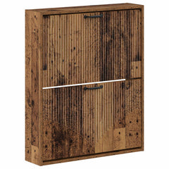 vidaXL Wall-Mounted Shoe Cabinet HOORN 71 x 17 x 86 cm Engineered Wood 2