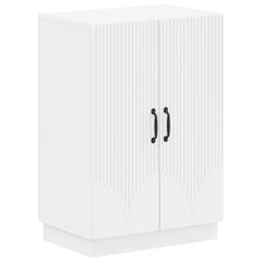 vidaXL Shoe Cabinet HOORN 59.5 x 39.5 x 87 cm Engineered Wood White 2