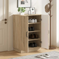 vidaXL Shoe Cabinet HOORN 59.5 x 39.5 x 87 cm Engineered Wood 1