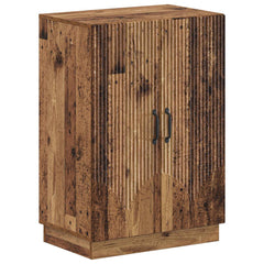vidaXL Shoe Cabinet HOORN 59.5 x 39.5 x 87 cm Engineered Wood Old Wood 2