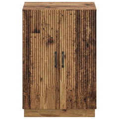 vidaXL Shoe Cabinet HOORN 59.5 x 39.5 x 87 cm Engineered Wood Old Wood 4