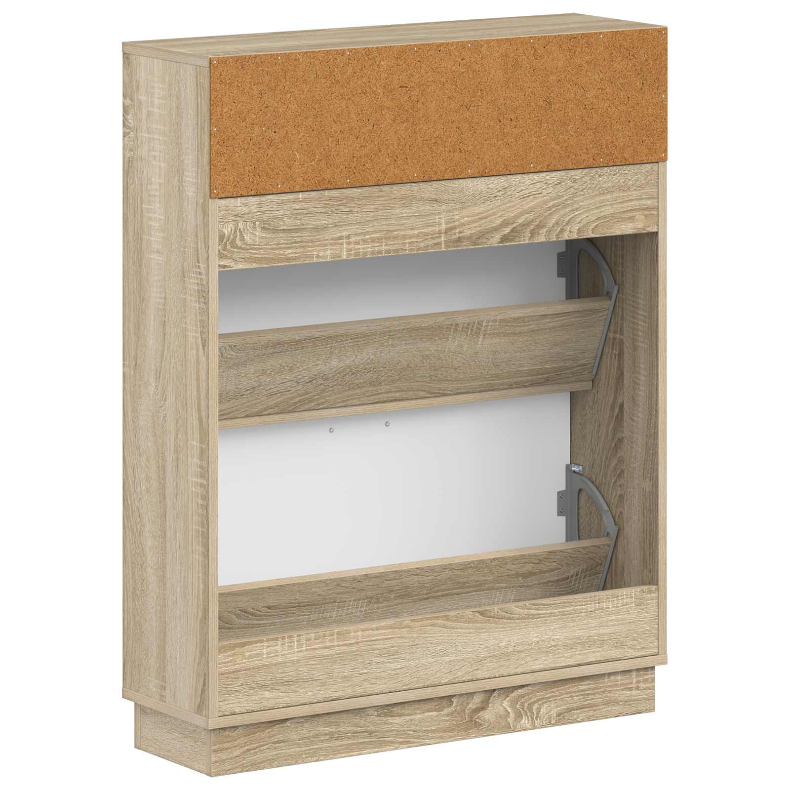 vidaXL Shoe Cabinet HOORN 78 x 24 x 100 cm Engineered Wood Sonoma Oak 6