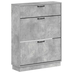 vidaXL Shoe Cabinet HOORN 78 x 24 x 100 cm Engineered Wood 2
