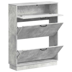 vidaXL Shoe Cabinet HOORN 78 x 24 x 100 cm Engineered Wood 3