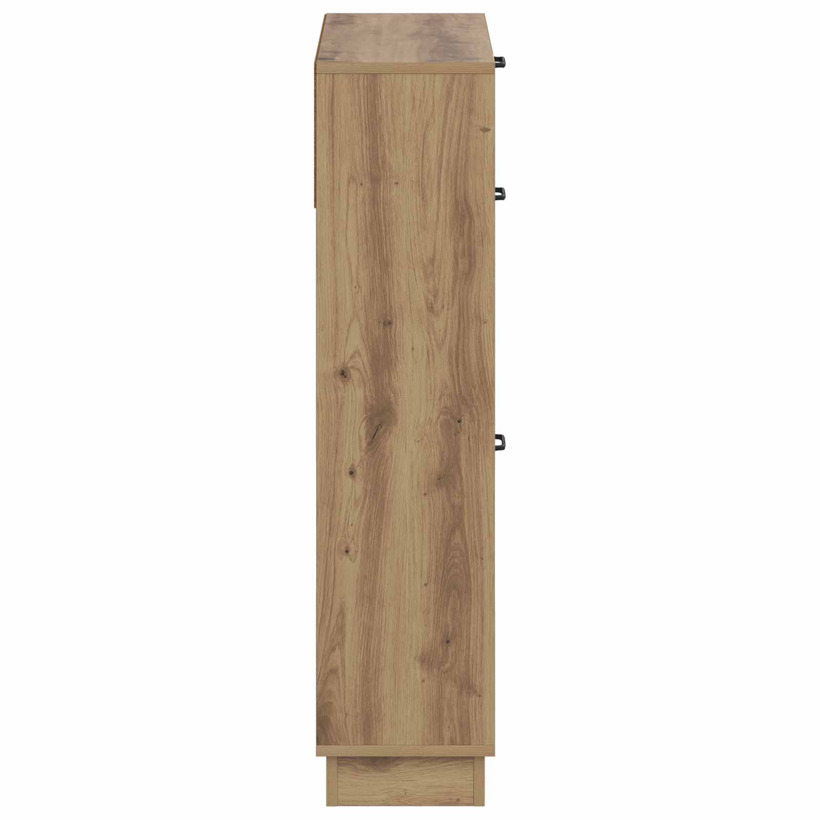 vidaXL Shoe Cabinet HOORN 78 x 24 x 100 cm Engineered Wood Artisan Oak 5