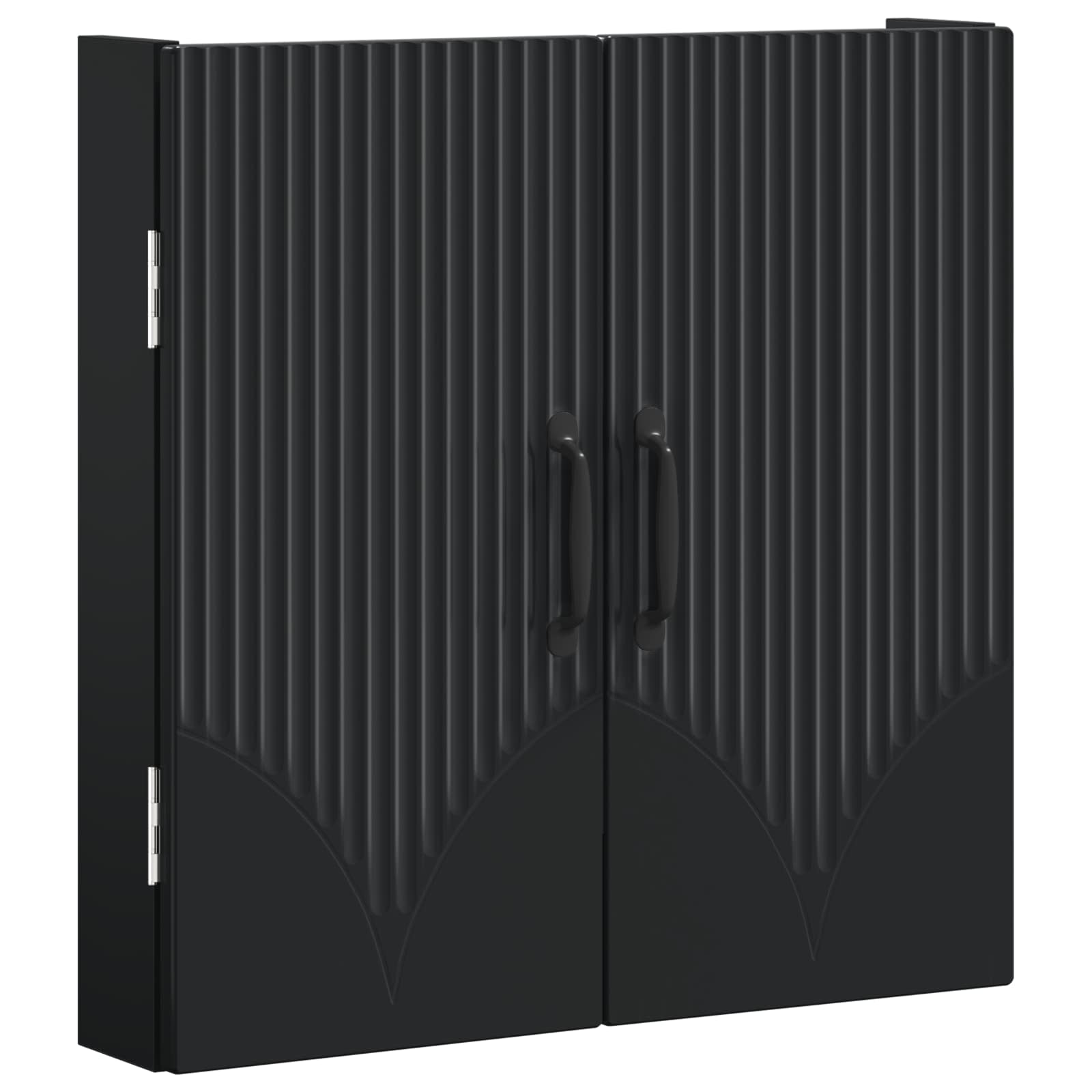 vidaXL Dartboard Cabinet HOORN Black 52.5 x 10.5 x 53.5 cm 4