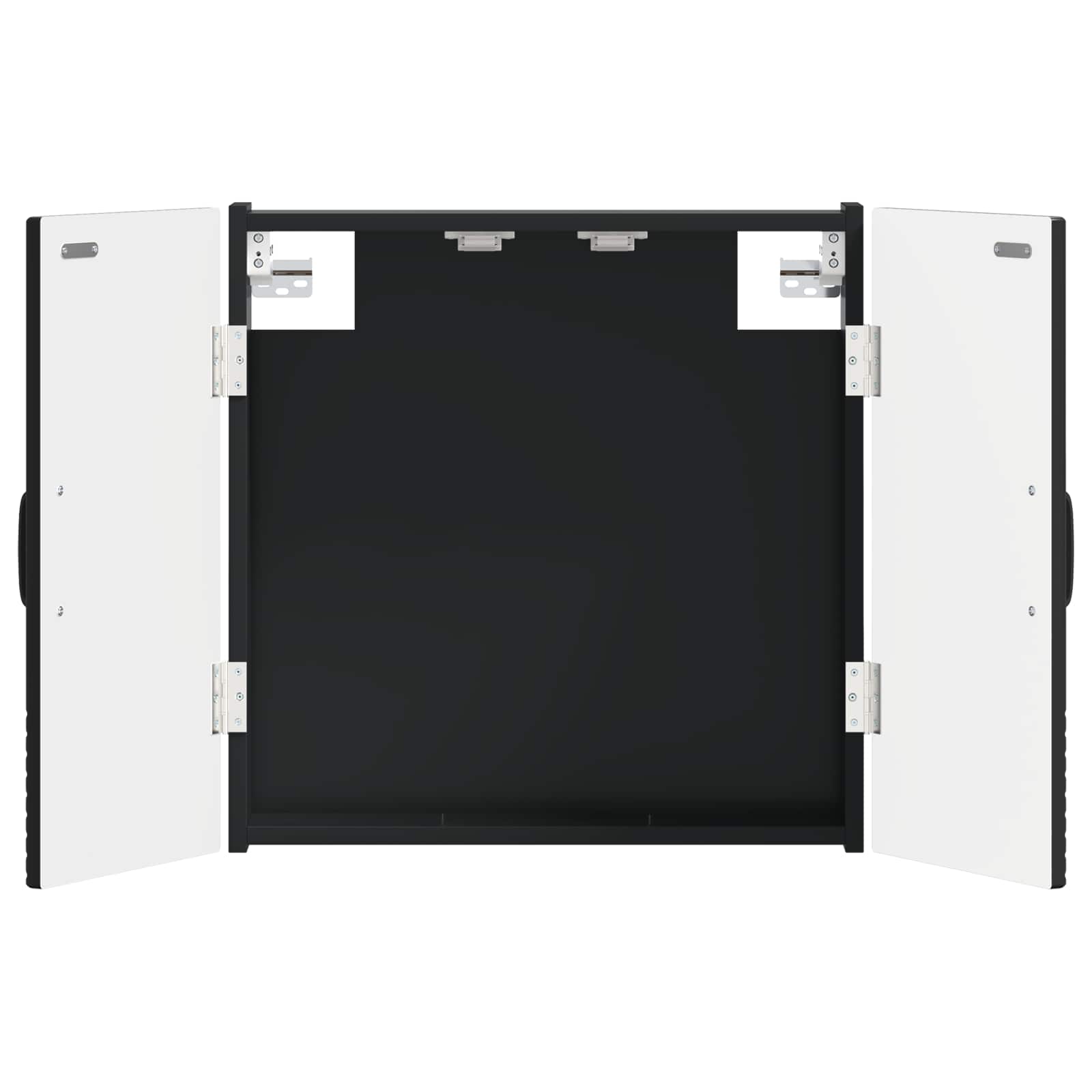 vidaXL Dartboard Cabinet HOORN Black 52.5 x 10.5 x 53.5 cm 2