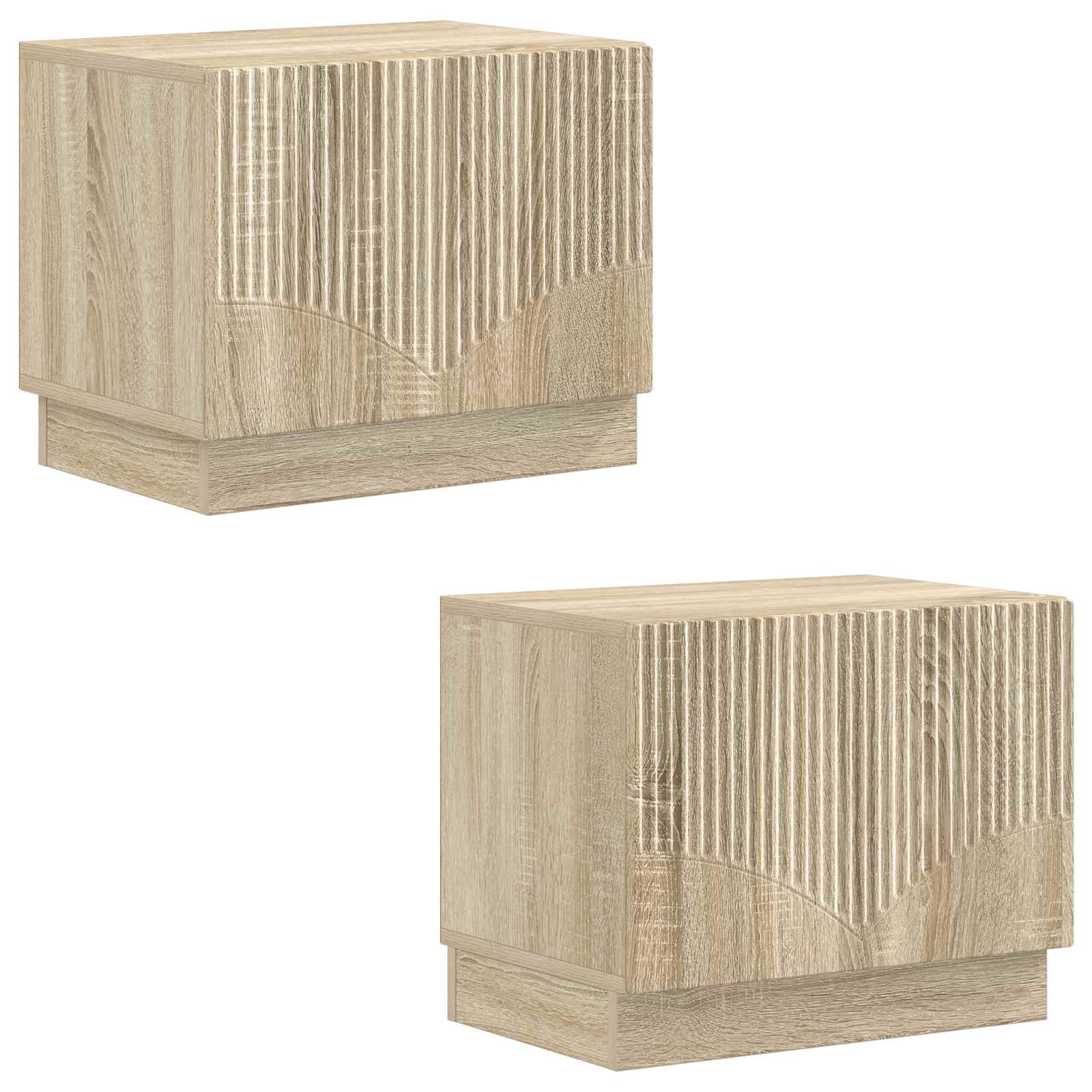 vidaXL TV Cabinet Sonoma Oak Engineered Wood 4