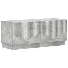 vidaXL TV Cabinet Concrete Grey Engineered Wood 2