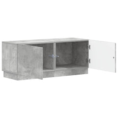 vidaXL TV Cabinet Concrete Grey Engineered Wood 3