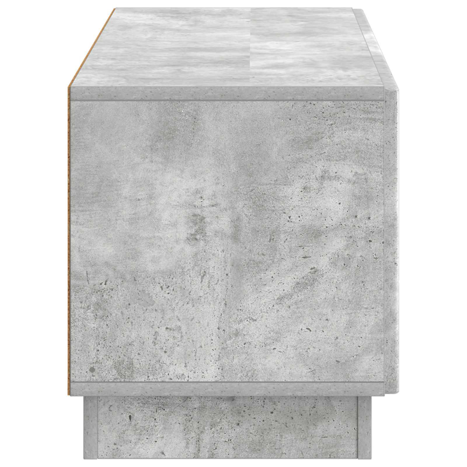 vidaXL TV Cabinet Concrete Grey Engineered Wood 6