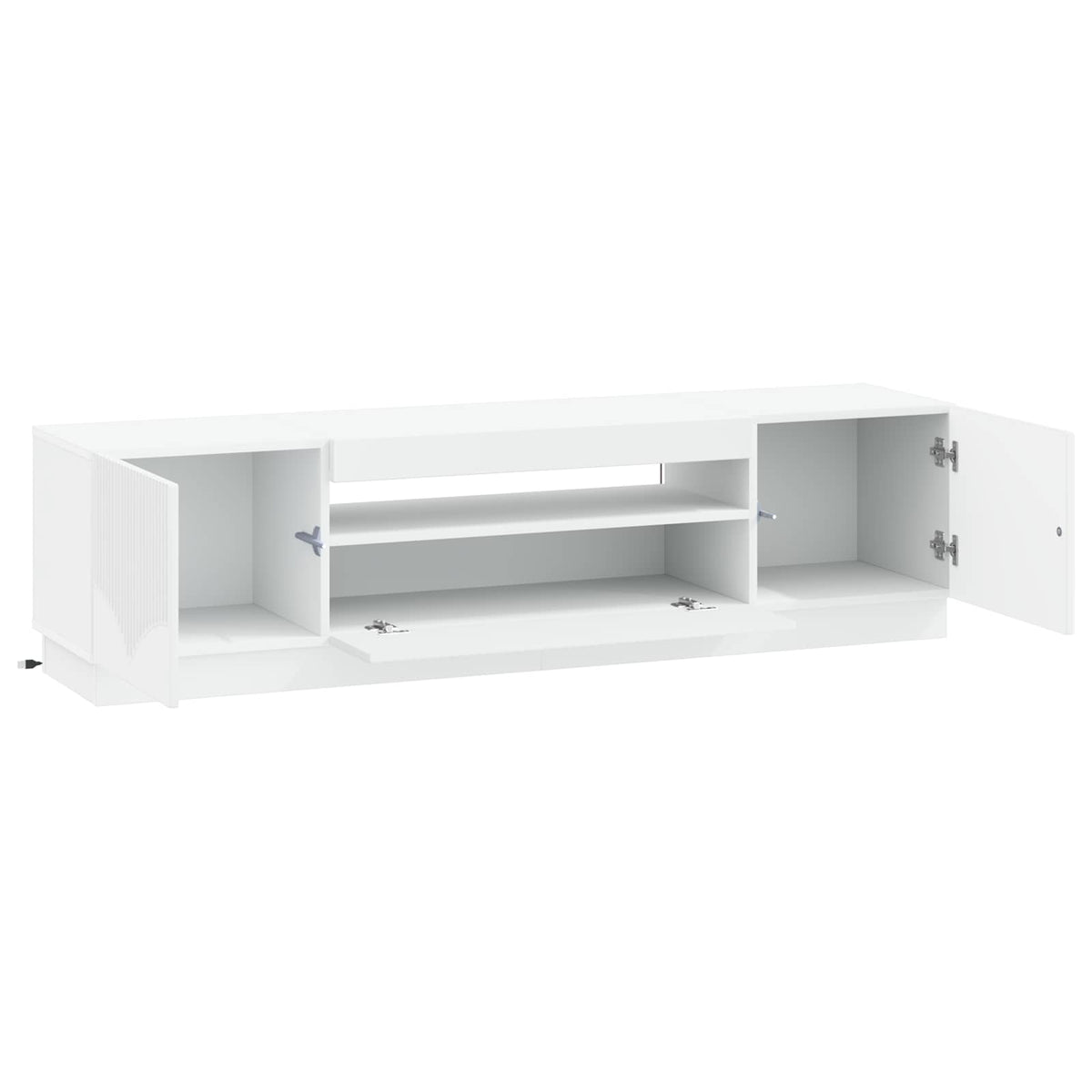 LED TV Cabinet Engineered Wood White