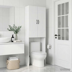 Toilet Cabinet HOORN 66 x 25.5 x 190 cm White
