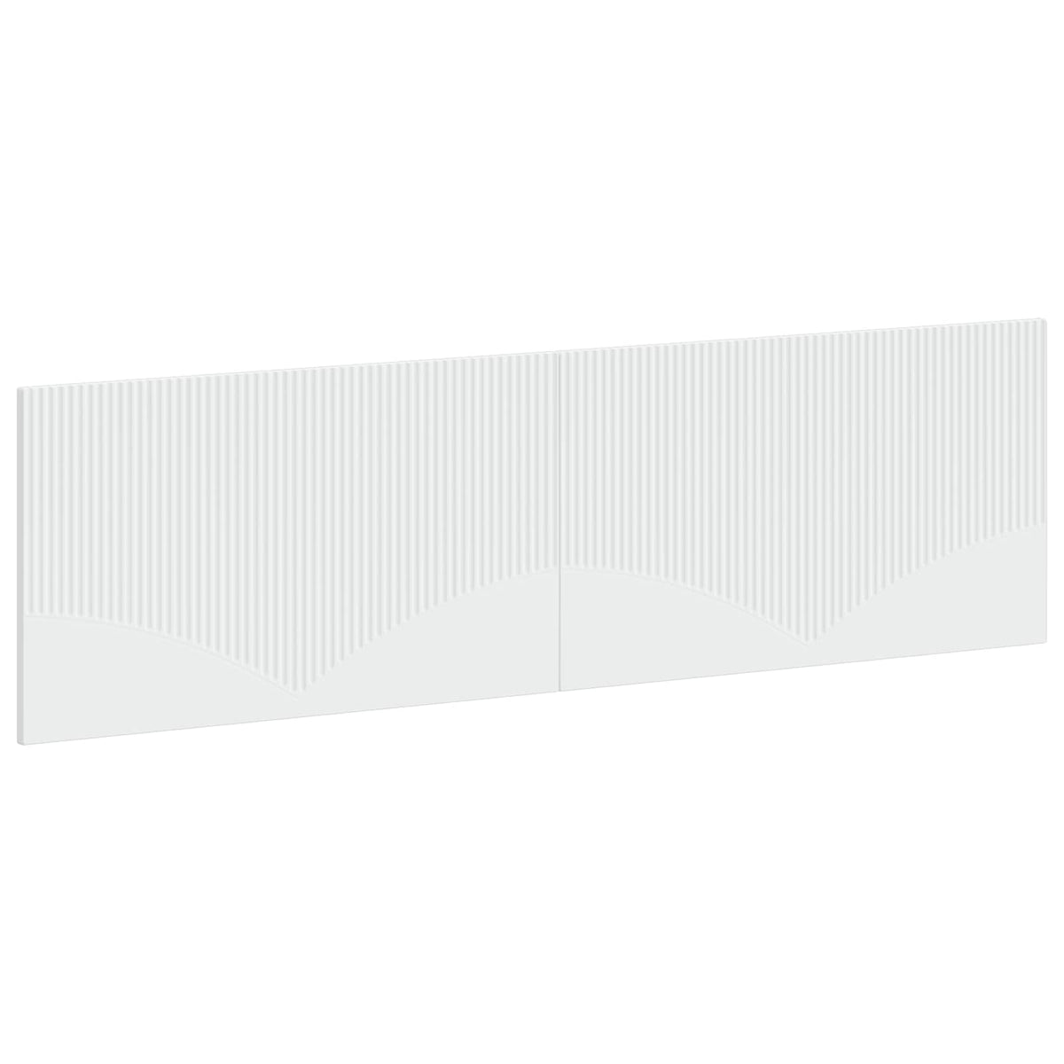 Wall-Mounted Headboard HOORN Engineered Wood Width 180 cm White